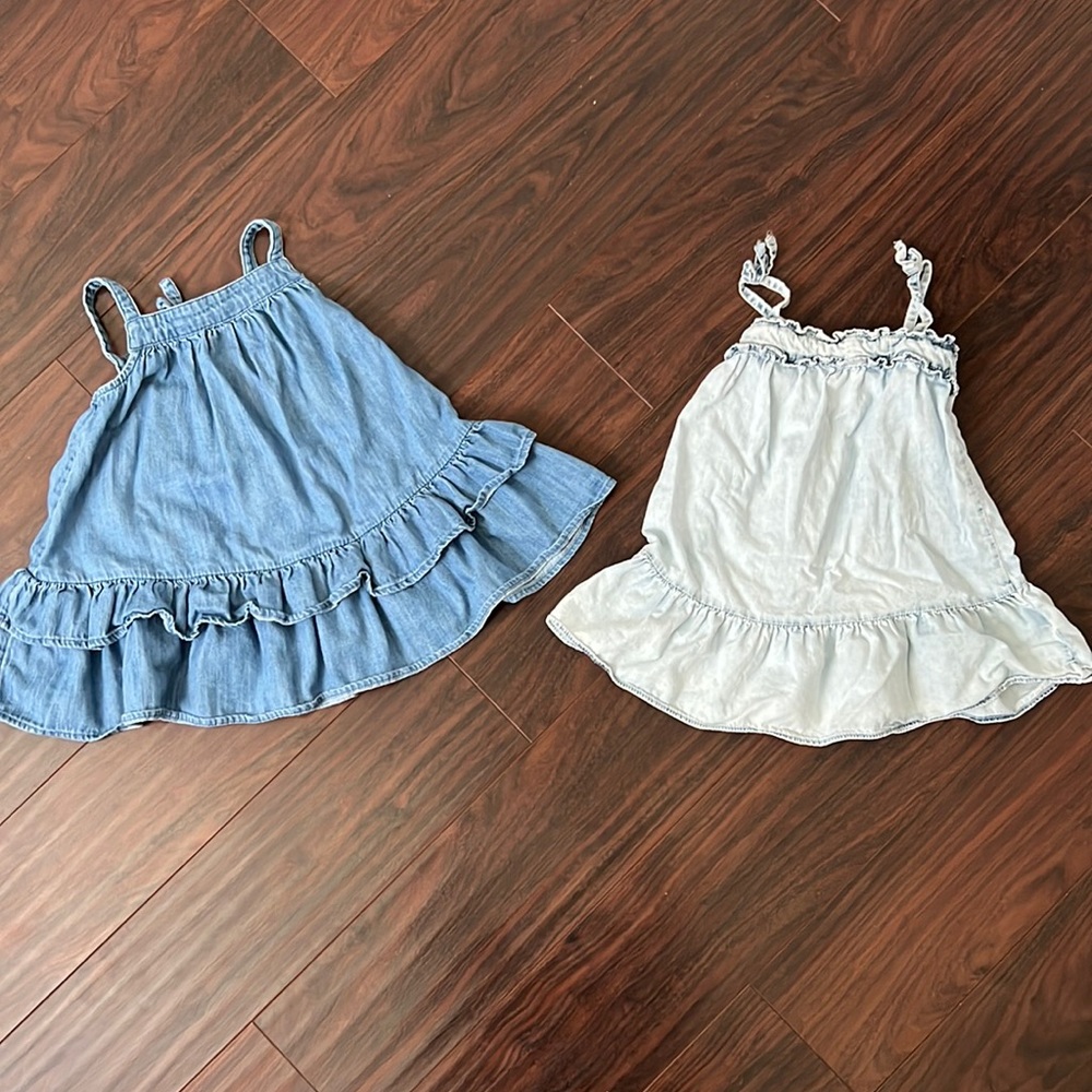 Toddler Girls Jean Summer Dresses